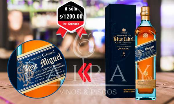 Johnnie Walker Blue Label Personalizado