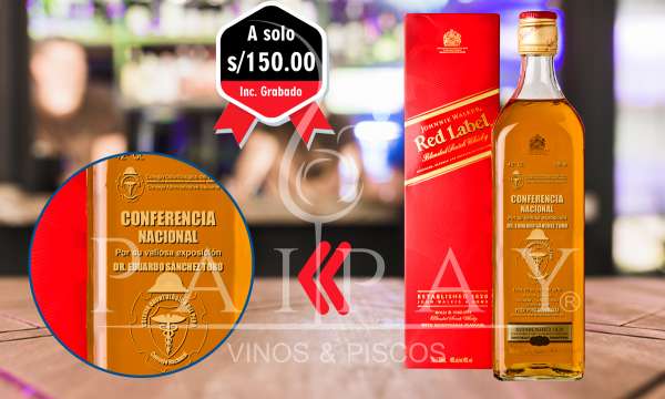 Johnnie Walker Red Label Personalizado